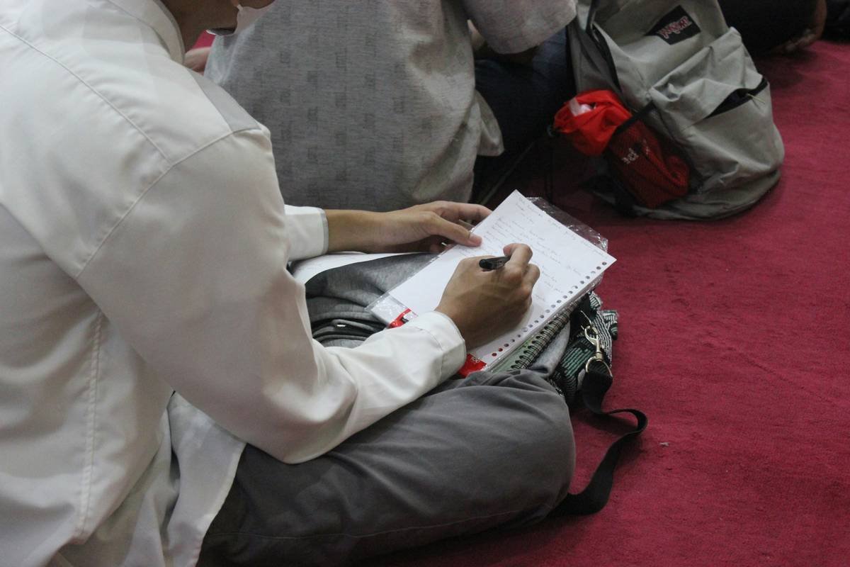 A side-by-side comparison showing dense paragraphs versus colorful interactive dyslexia app interface.