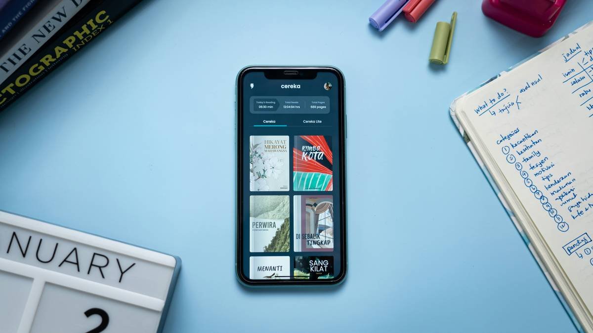 Novel reader app